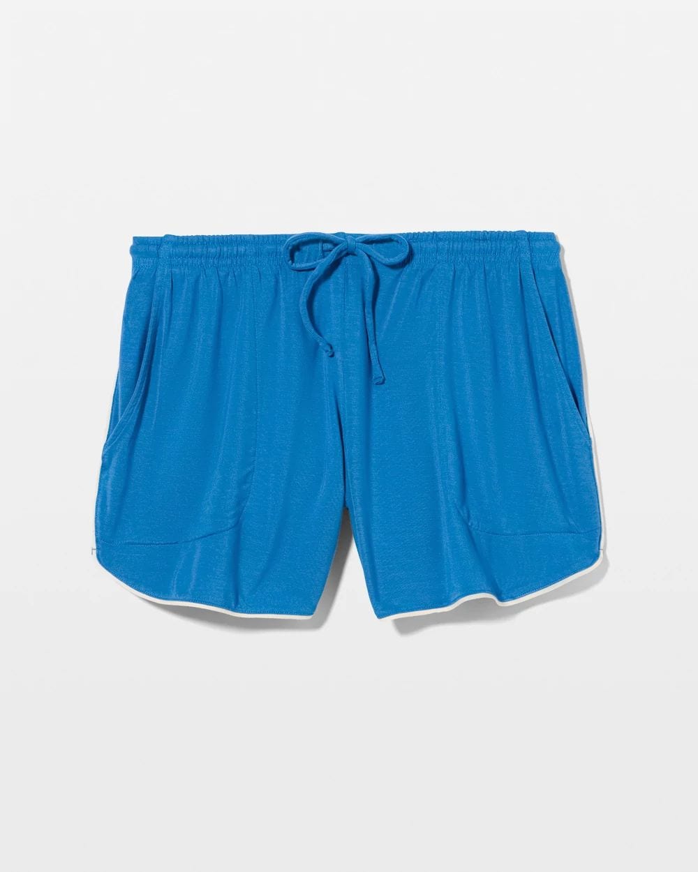 Solid Piped Pajama Shorts | Soma